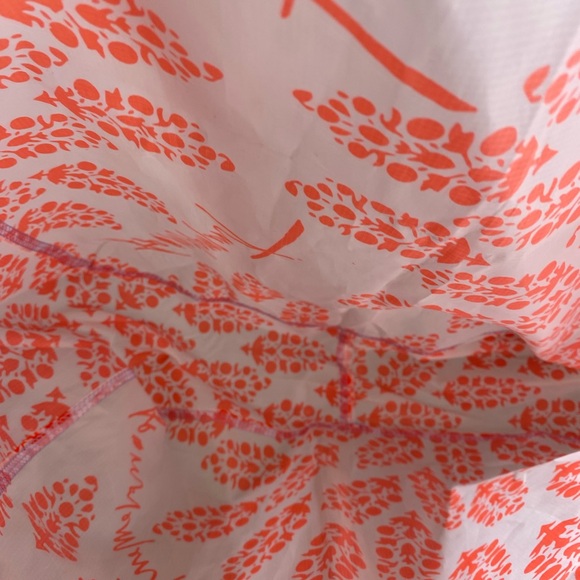 NWOT FREE PEOPLE Movement Orange and White Tote Bag - Picture 3 of 3